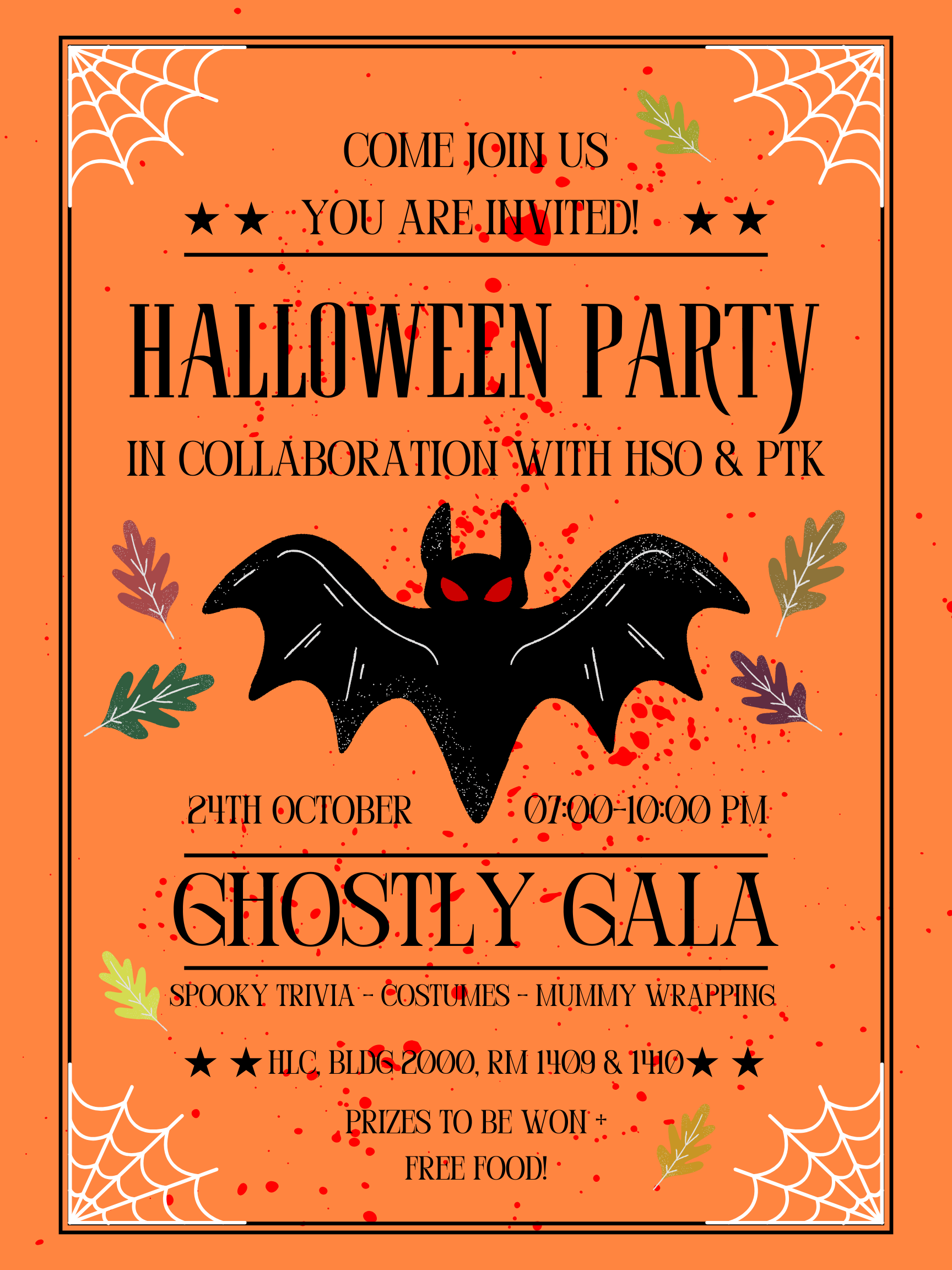 Poster for The Ghostly Gala